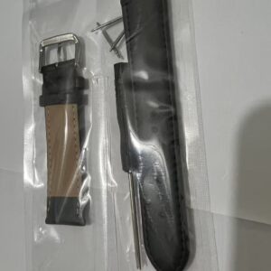 Black and light brown split leather + lined leather belt