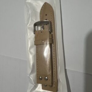 Light brown/beige top-grain cowhide strap