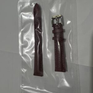 Burgundy leather strap