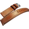 Handcrafted Top-Grain Vegetable-Tanned Calfskin Watch Strap